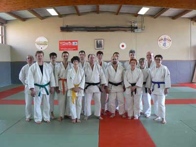 Les partcipants au stage Jujitsu du 22/03/2009